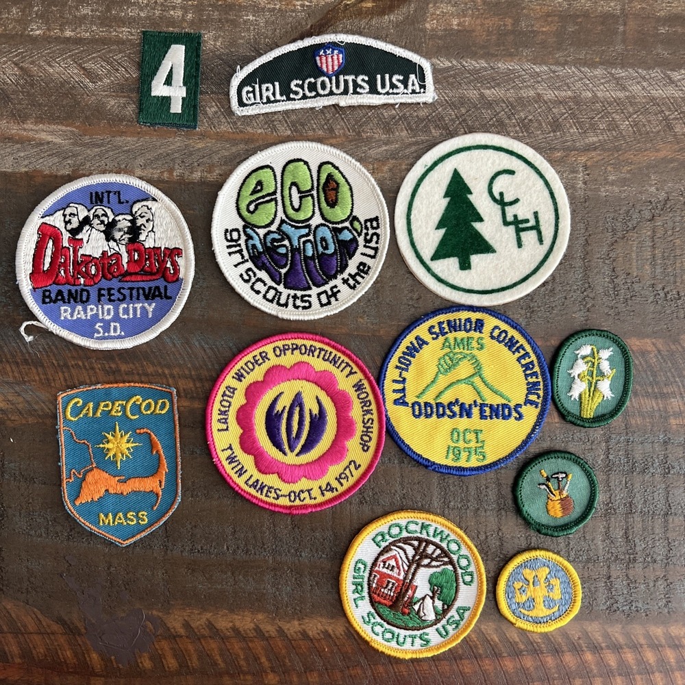 VINTAGE GIRL SCOUT Patches